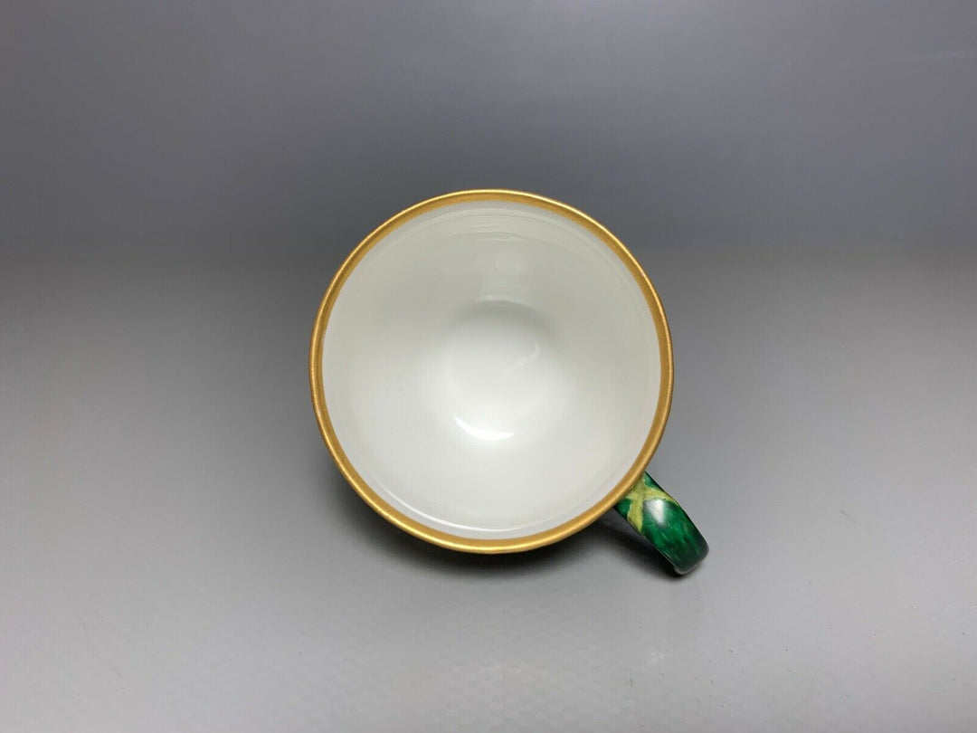 KPM BERLIN MOKKA GEDECK TASSE UT GÄRTNER KINDER PUTTEN ALLEGORIE? GOLD 2.WAHL