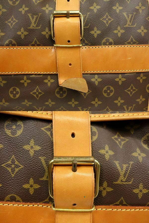 AUTH LOUIS VUITTON MONOGRAM Vintage SAC CHASSE HUNTING SHOULDER BAG LV