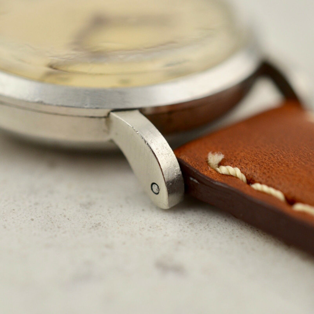 1955年　ヴィンテージ IWCシャフハウゼン　オートマチック　カラトラバ　腕時計 cal.85 スチール製