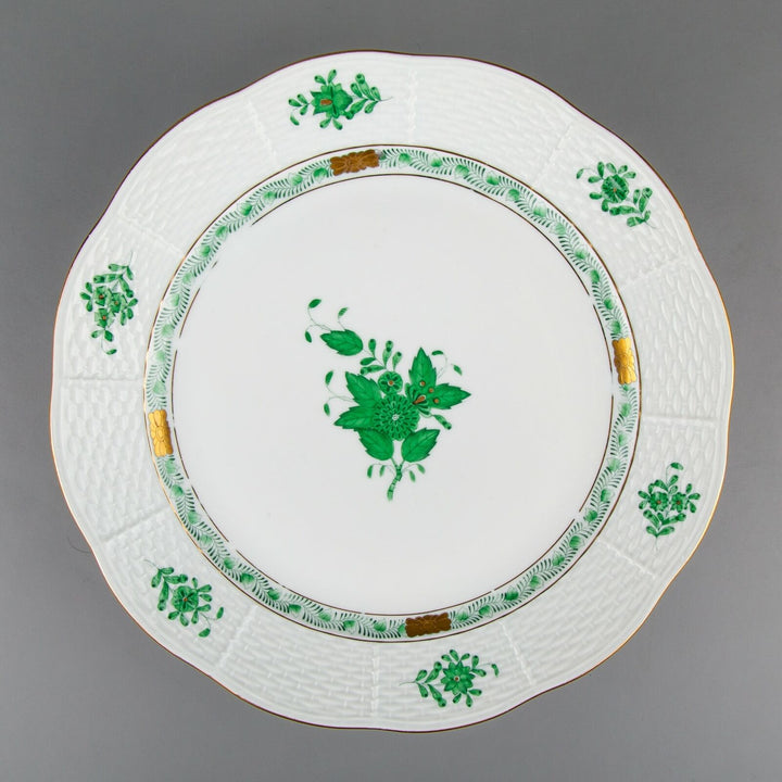 ヘレンド アポニーグリーン 6枚セット 緑 ディナープレート