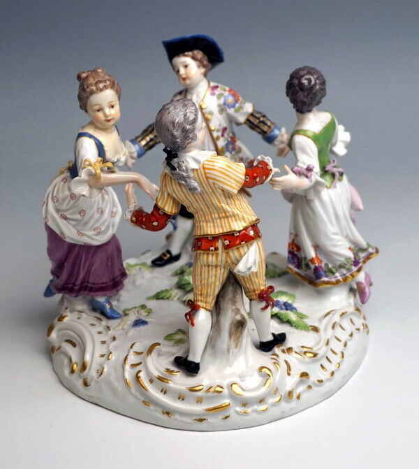 マイセン人形（フィギュリン）「踊る子供たち」 – アンティーク