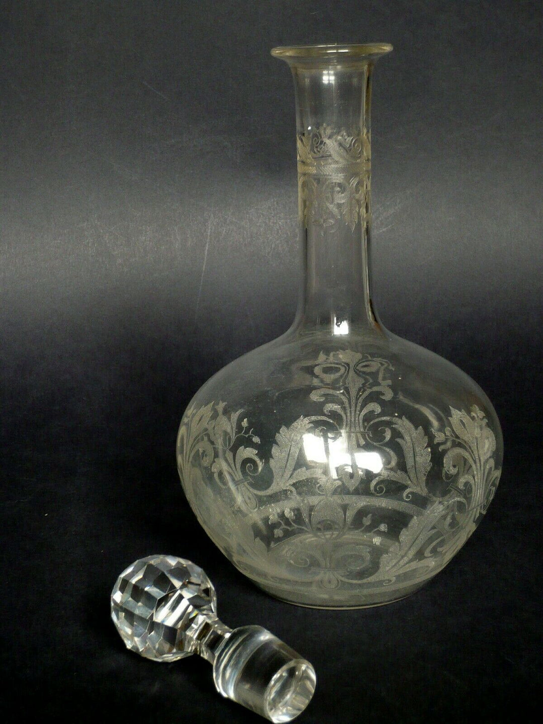 Carafe en cristal de BACCARAT service OSTENDE début XXème siècle