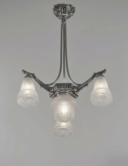 ミューラー兄弟　アールデコ　シャンデリア