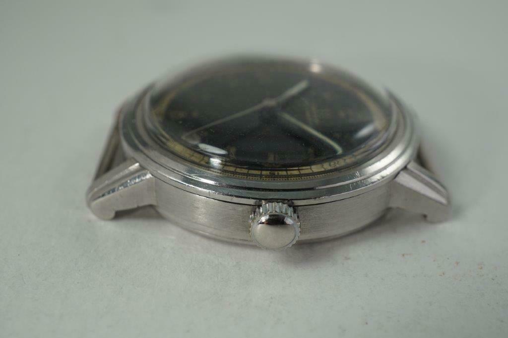 OMEGA CK2254 RCAF WORLD WAR II CAL. 30 SCT2.PC STEEL STEPPED CASE DATES 1939
