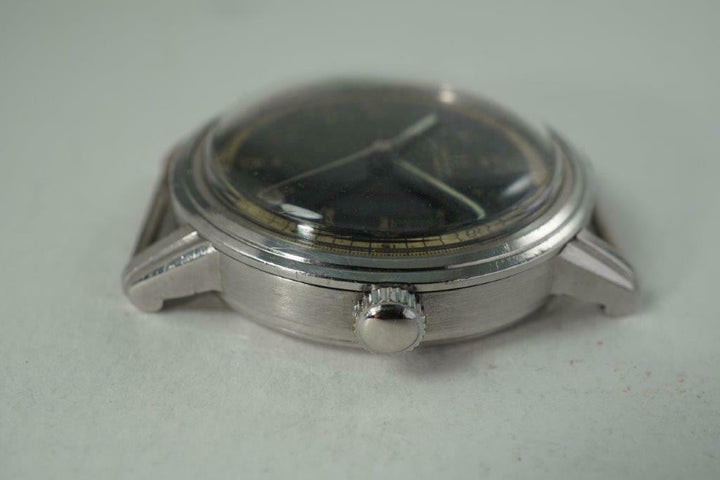 OMEGA CK2254 RCAF WORLD WAR II CAL. 30 SCT2.PC STEEL STEPPED CASE DATES 1939