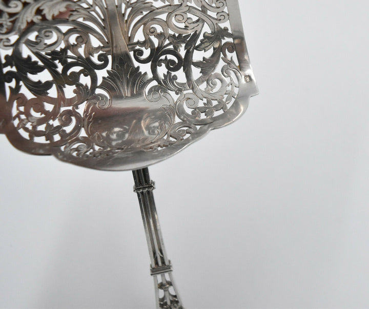 PUIFORCAT Antique French Sterling Silver Asparagus Server PELLE A ASPERGE ARGENT