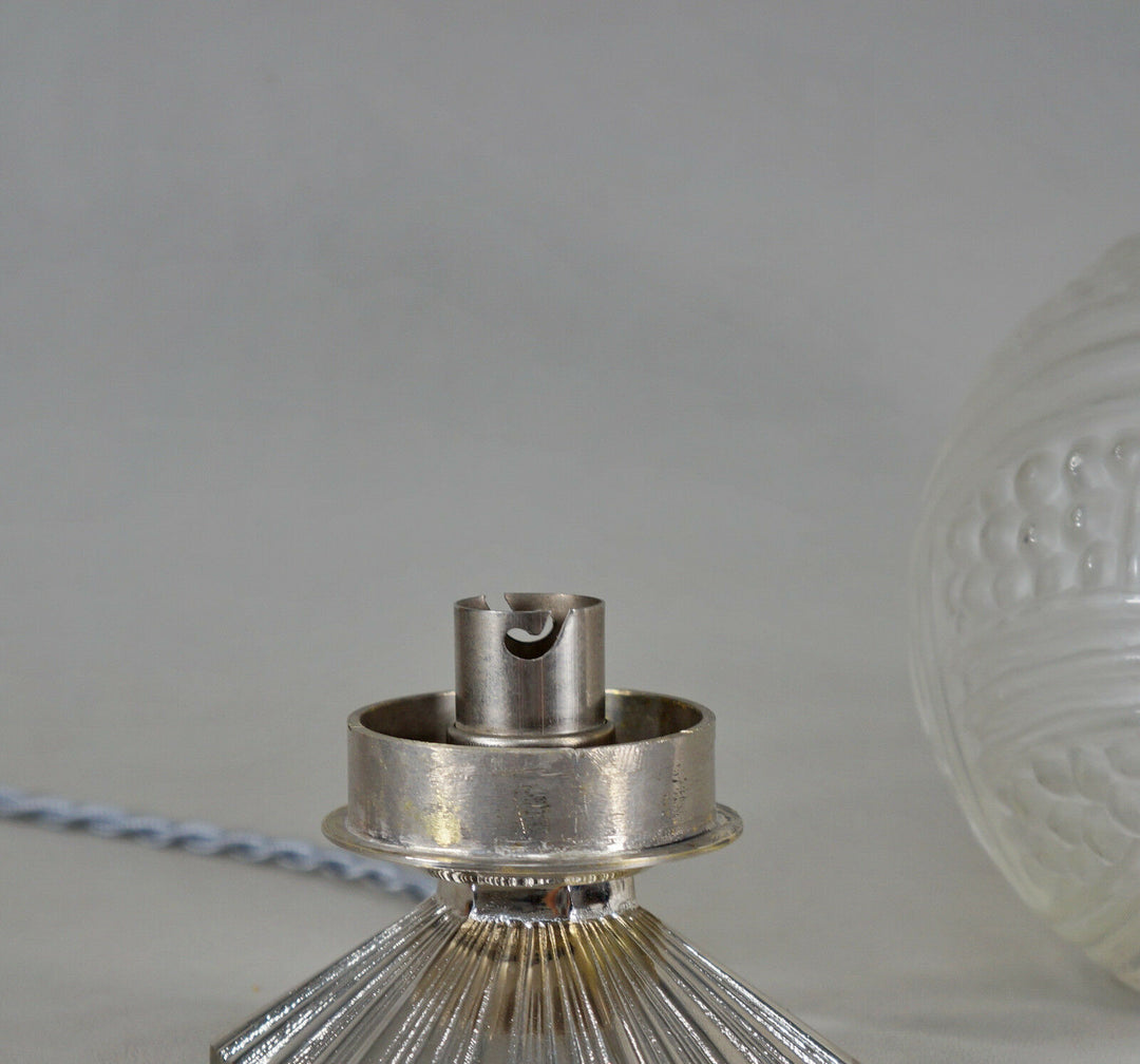 エティエ・ヴァンソン　ペアのフランス製アールデコランプ　1930年