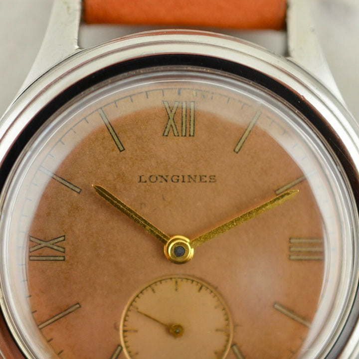 1944年　ヴィンテージ ロンジン “セイタケ“　WW”ミリタリー　腕時計　10.68z 参考番号5191 スチール製