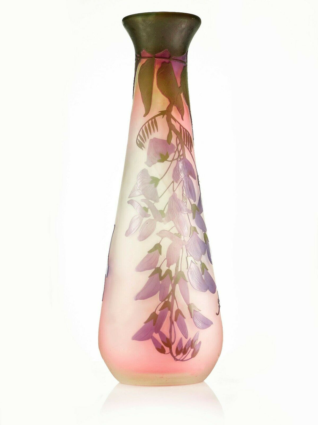 エミールガレ　藤の花の幻想的な花瓶