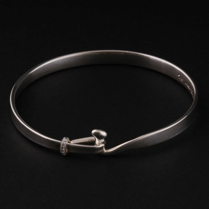美品✨ジョージジェンセン トールン 204 バングル  シルバー925 楽天市場】GEORG JENSEN ジョージ ジェンセンバングル シルバー