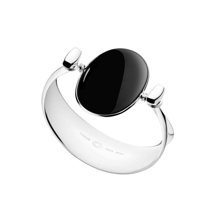 ジョージジェンセン　スターリングシルバー ブレスレット　＃203A　ブラックオニキス　ヴィヴィアンナ・トールン