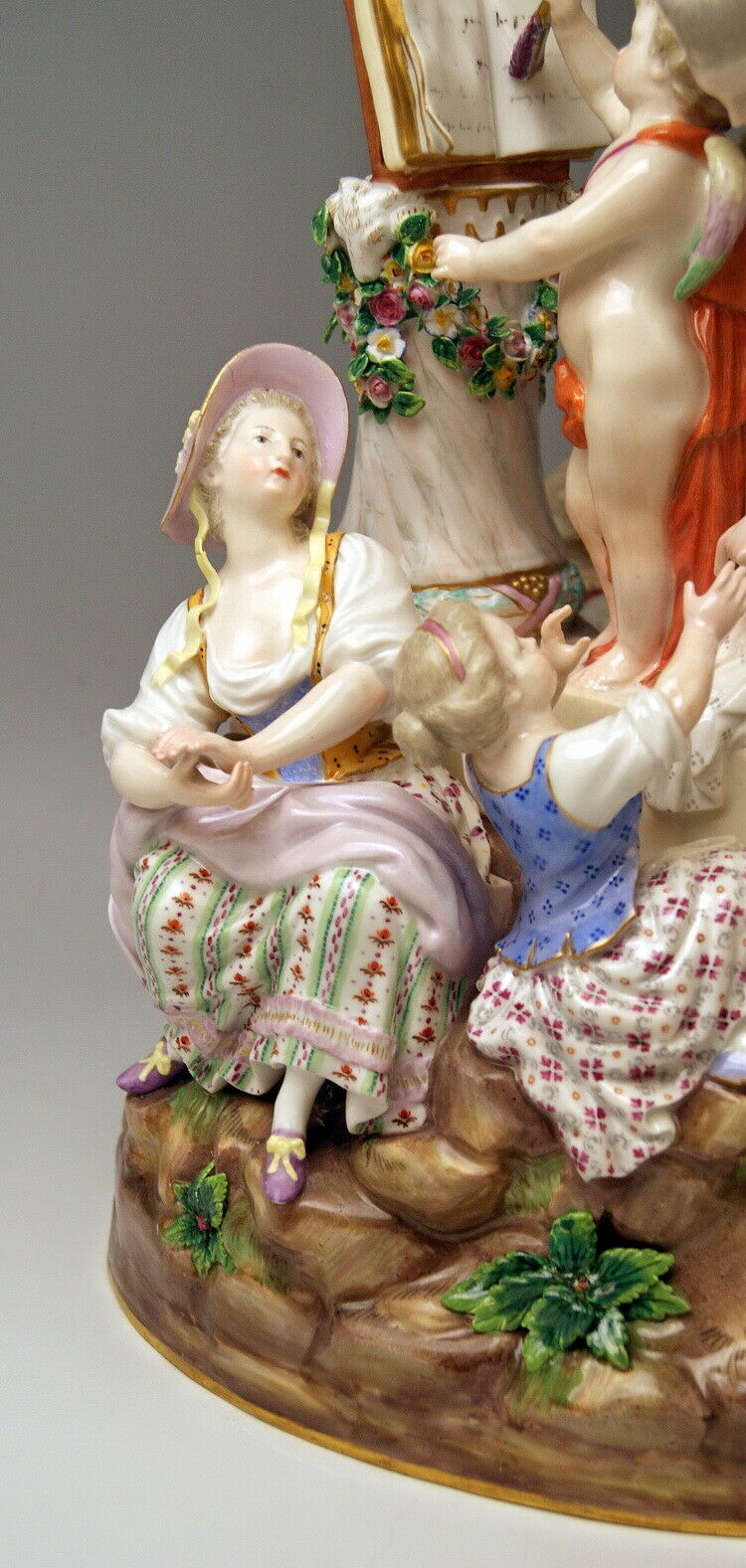RARITÄT 邁森 MEISSEN マイセン FIGUR GRUPPE LIEBESSCHULE LESSONS IN LIVE NR:F64 UM 1870