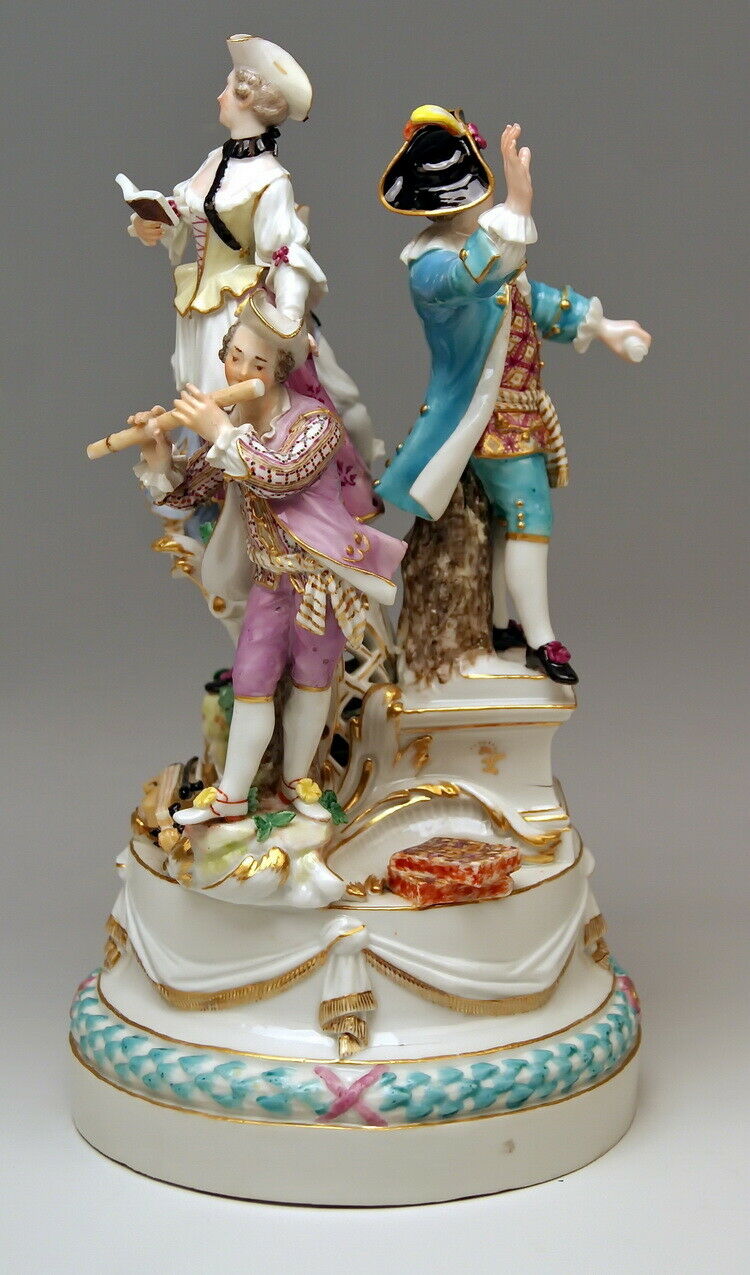 邁森 MEISSEN マイセン FIGUR GRUPPE 4 MUSIKANTEN 4 MUSICIANS J. J. KAENDLER UM 1770