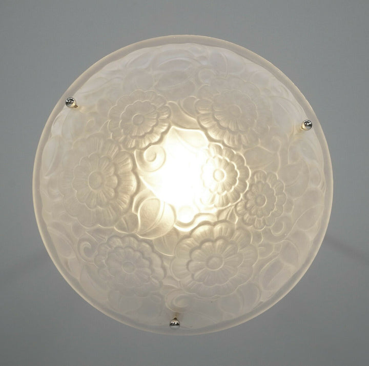 PRIMAFLORE : FRENCH ART DECO PENDANT CHANDELIER ...... 1930 lamp muller era 1925