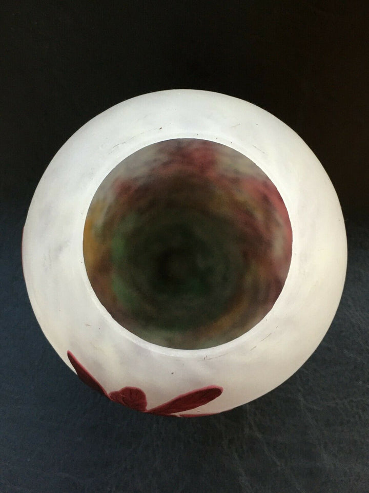 ミューラー兄弟　ハイビスカスの花瓶　1900年