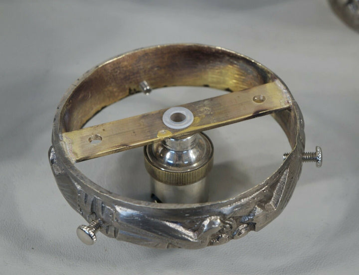 ミューラー兄弟 フレンチ・アールデコ調フラッシュマウント(クジャク)  ペア 1930年