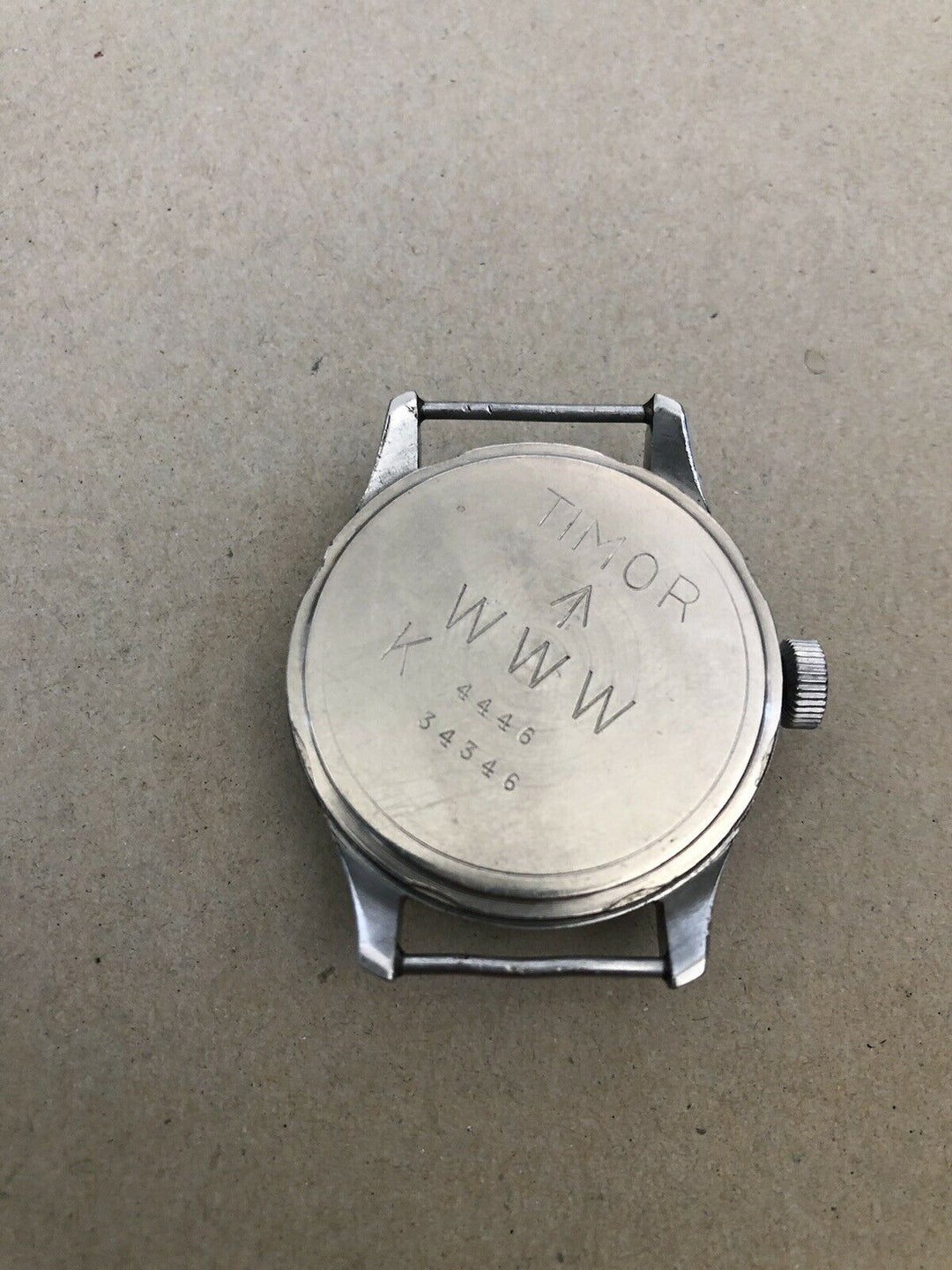 Vintage Timor British Military Watch WWW Dirty Dozen - UNRESTORED condition