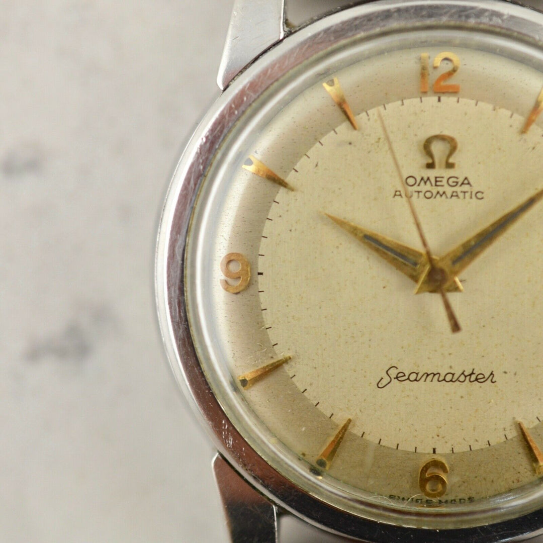 C.1952 ヴィンテージ オメガ 自動式 シーマスター 腕時計 Cal.Ω 354 型番2767-4 スチール製