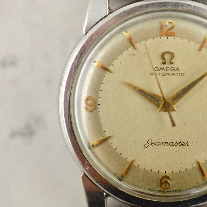 C.1952 ヴィンテージ オメガ 自動式 シーマスター 腕時計 Cal.Ω 354 型番2767-4 スチール製