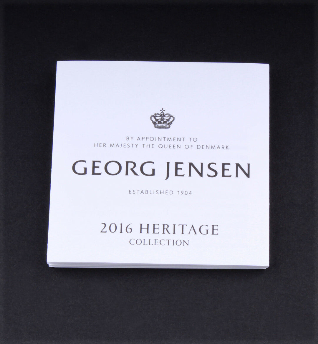 ジョージジェンセン(Georg Jensen)　シルバーイヤークリップ　カーネリアン　2016年