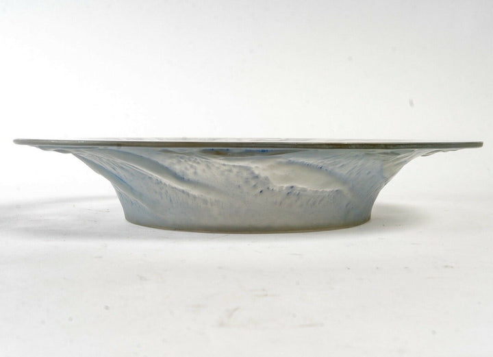Coupe Plat Sirenes Verre Rene Lalique R.Lalique Glass Bowl Plate Mermaids
