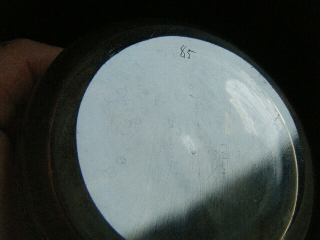 Ancien grand flacon de toilette en cristal Baccarat ou Saint Louis décor doré