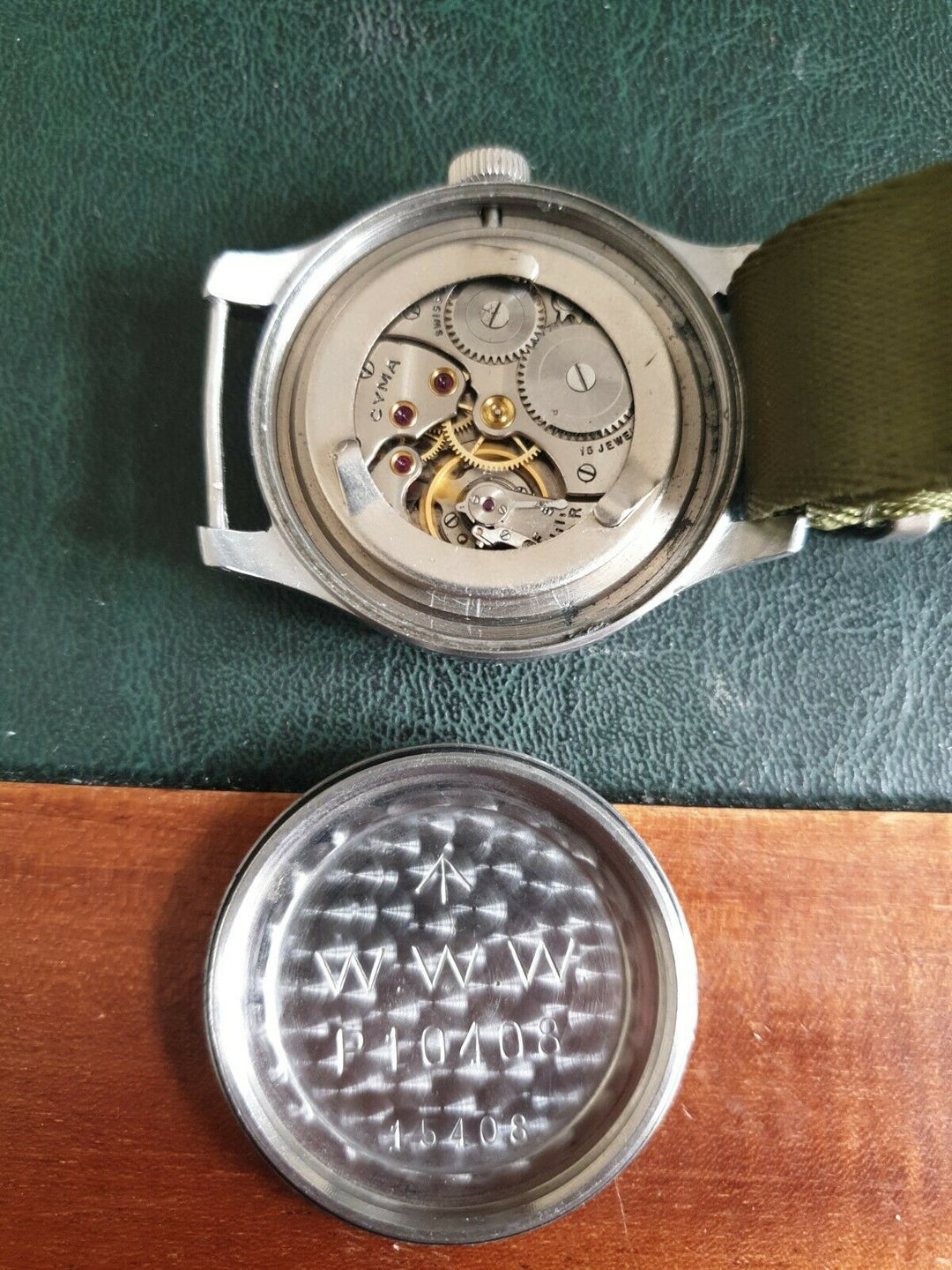 Vintage CYMA Dirty Dozen Military WW2 Watch. Swiss. Lovely Example.
