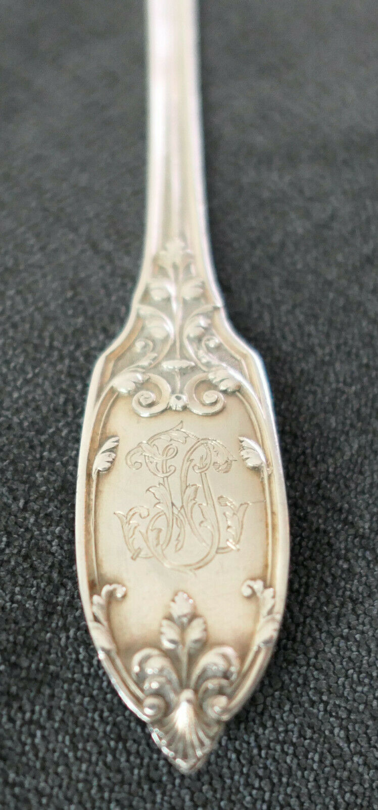 PUIFORCAT ANCIENNE PELLE A GLACE ARGENT MASSIF POINÇON MINERVE ART NOUVEAU 1900.