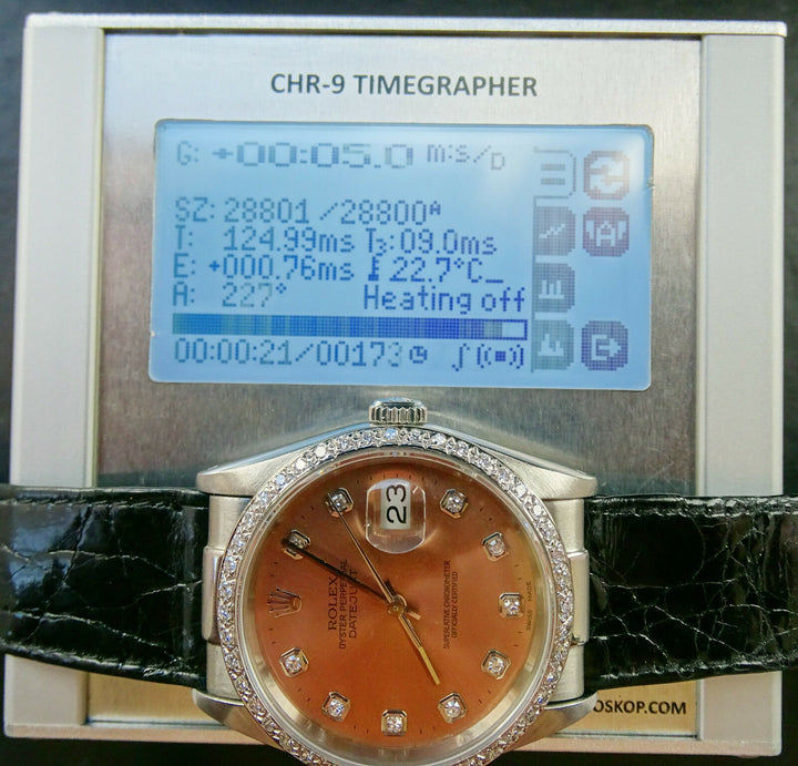 Rolex Watch ♛ Oyster Datejust Diamond's Steel/Gold 18k Automatic Luxury Watch 16200