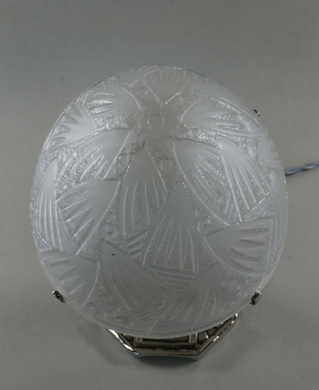 MAYNADIER & DAUM: rare French 1930 art deco lamp ..... muller sabino era France