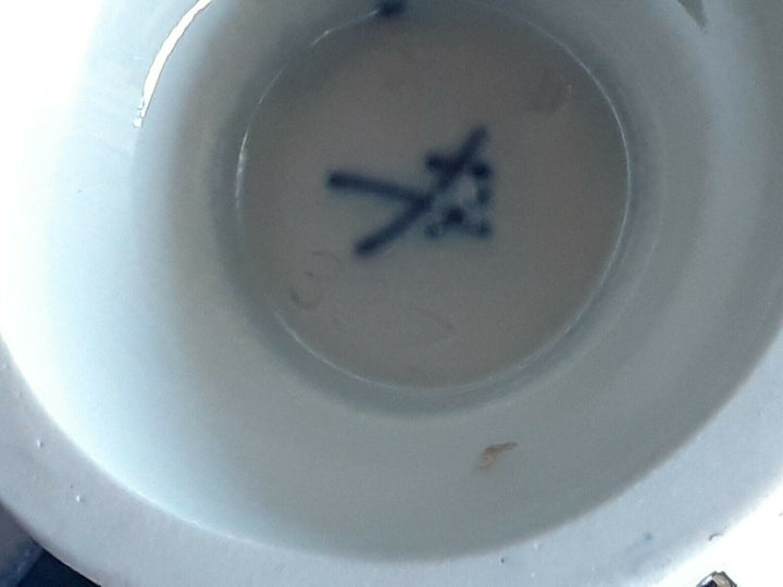 Sehr schönes Meissen Milchkännchen X-Form Kobaltblau -Selten-