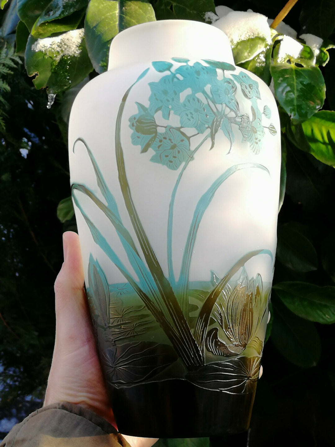Authentique vase Gallé Art Nouveau