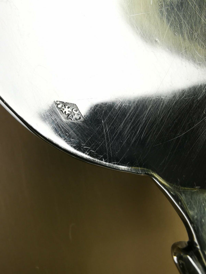 CARDEILHAC - Renaissance Mascaron service spoon French antique silver Minerve