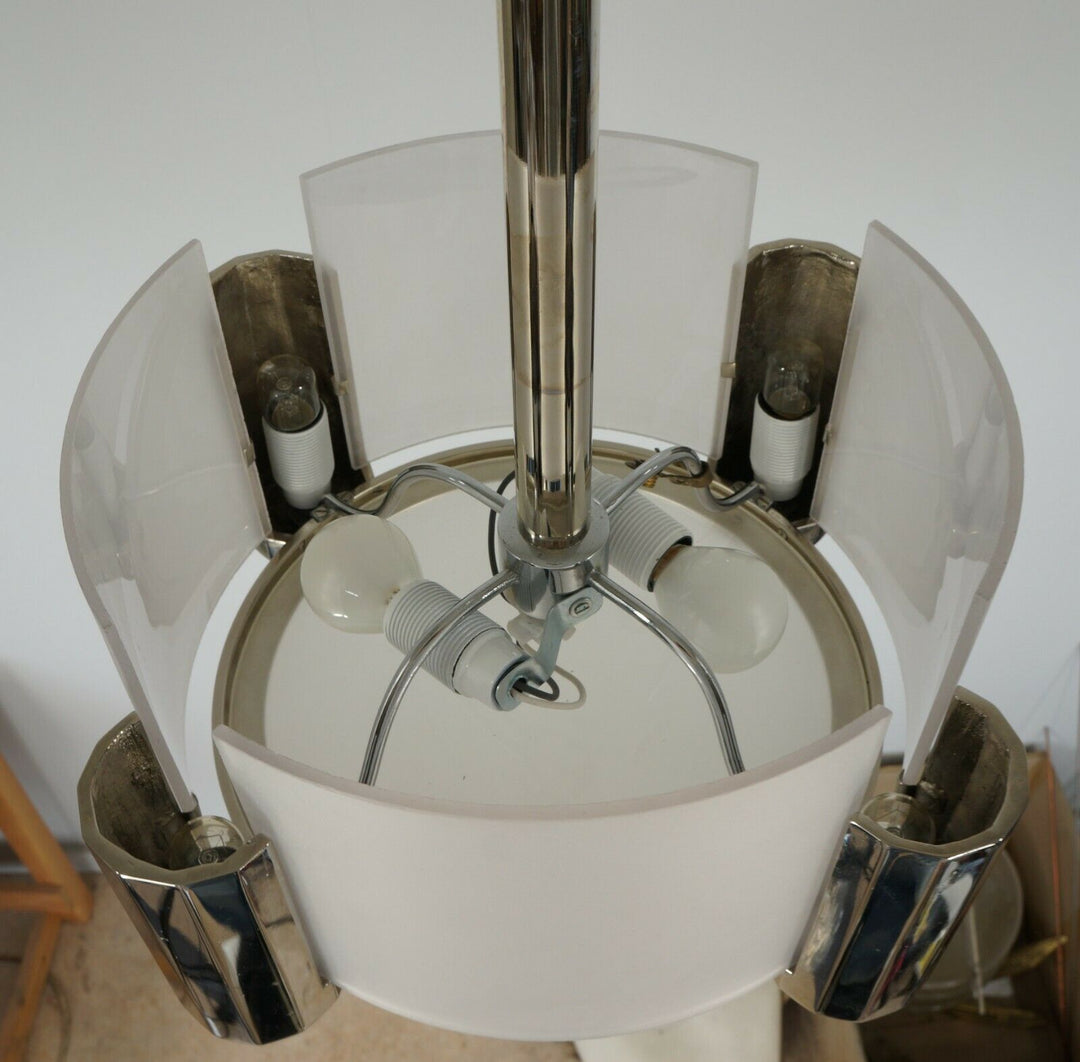 BUIRET-DEBEAURAIN : FRENCH 1930 MODERNIST ART DECO CHANDELIER ...... lamp France