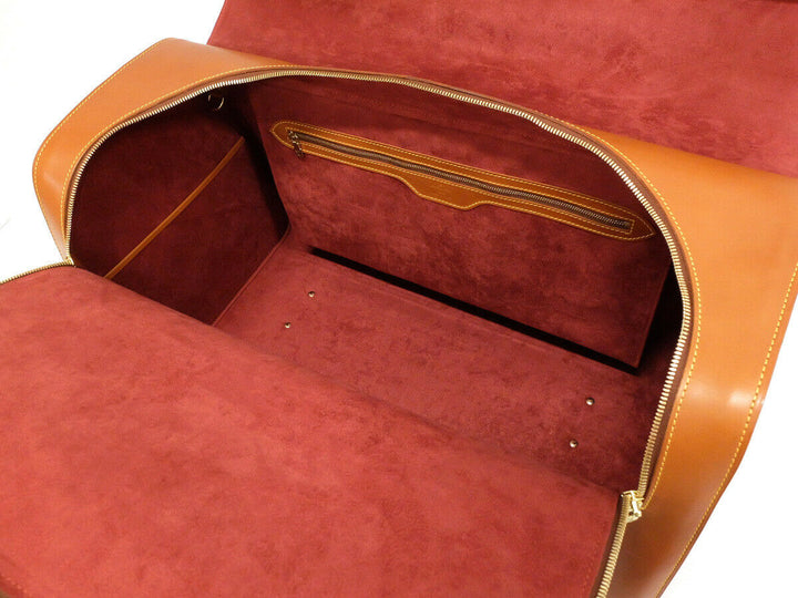 AUTH LOUIS VUITTON SPO Boston Bag Travel Case Hand Bag Shoulder Caramel Nomade