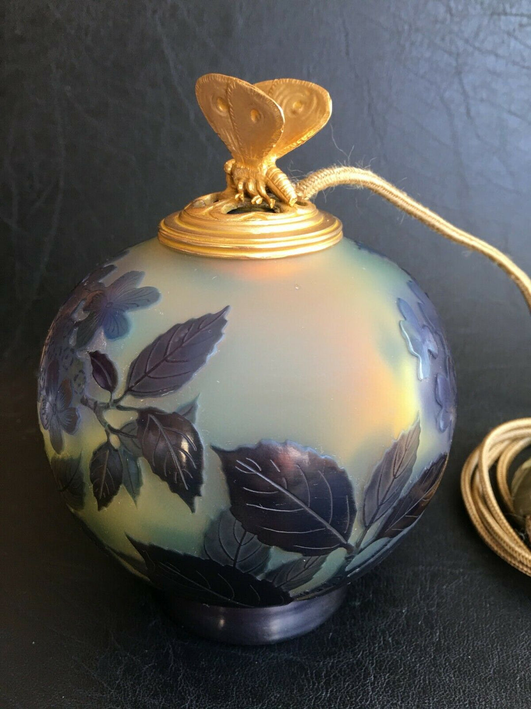 Gallé "Superbe Veilleuse" (Art Nouveau 1900)