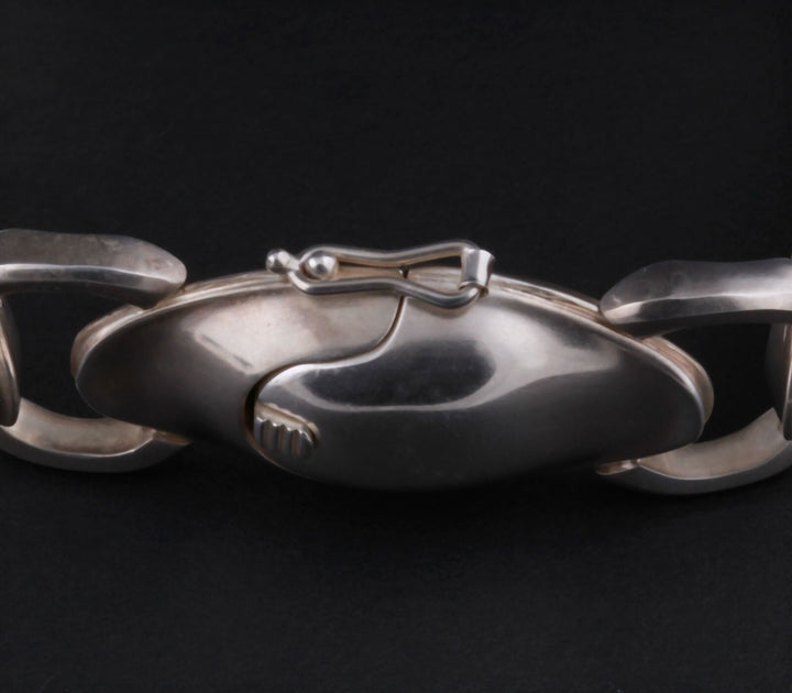 ジョージジェンセン　スターリングシルバー ブレスレット　＃274　アイコン・フィッシュ・ディッシュ　ヘニング・コッペル