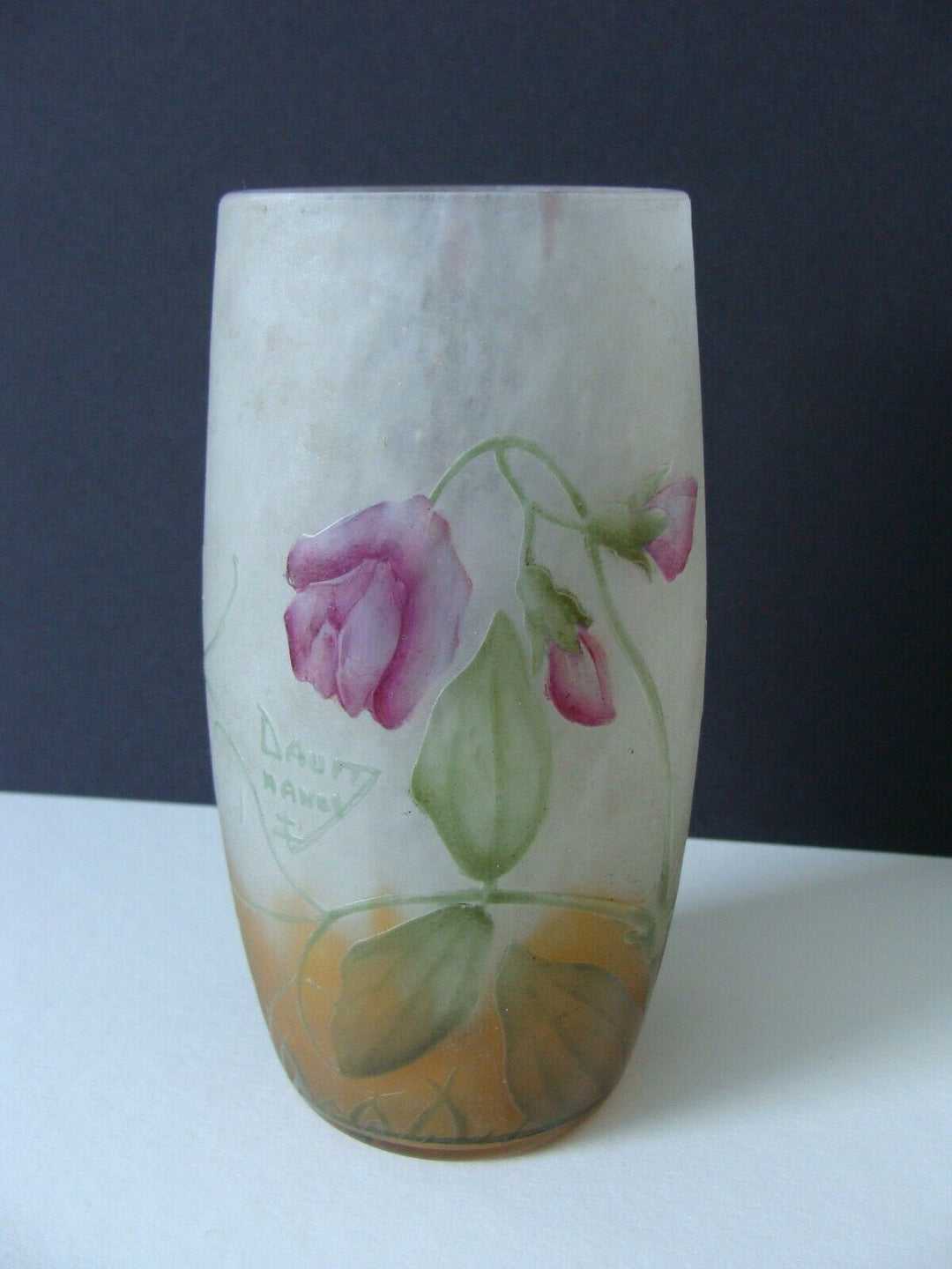 Daum Jugendstil Vase Dekor Wicke