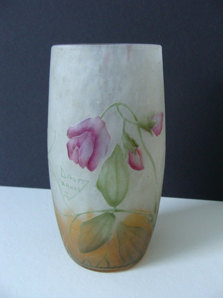 Daum Jugendstil Vase Dekor Wicke