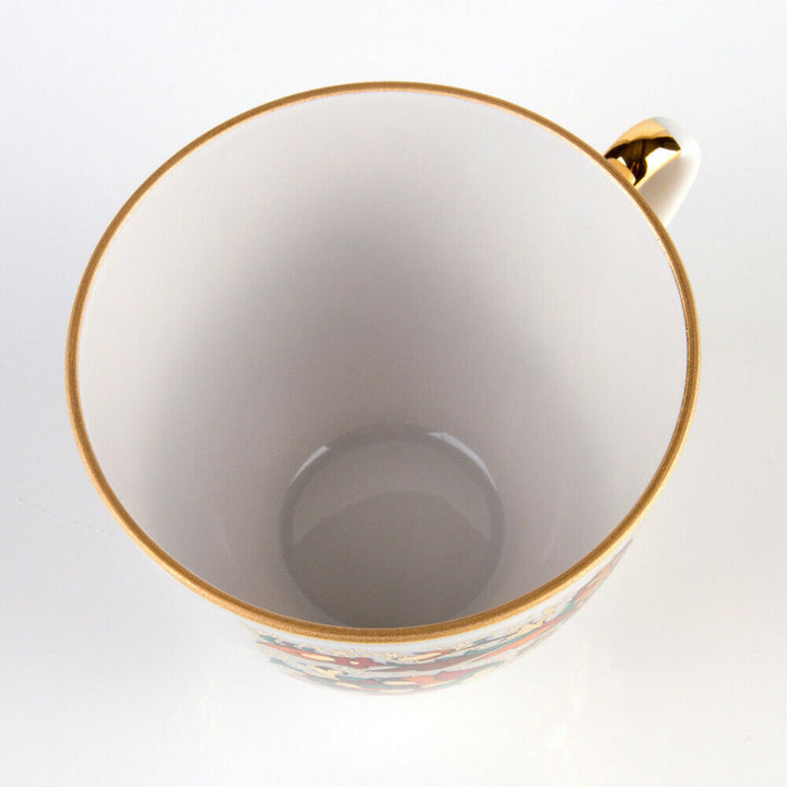 Red Rooster TeaCup & Saucer Imperial Porcelain Lomonosov Bone China