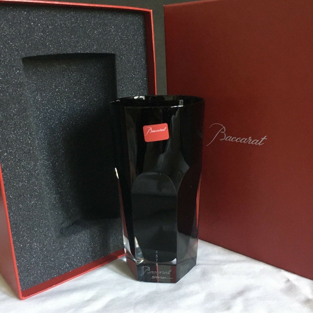Baccarat-DARKSIDE- "Black Angel" Tumbler. Mint in Box