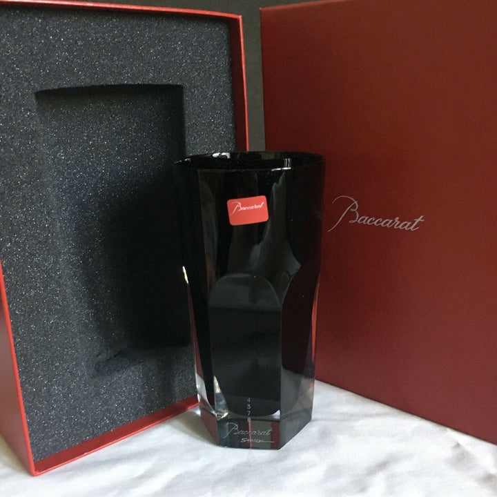 Baccarat-DARKSIDE- "Black Angel" Tumbler. Mint in Box