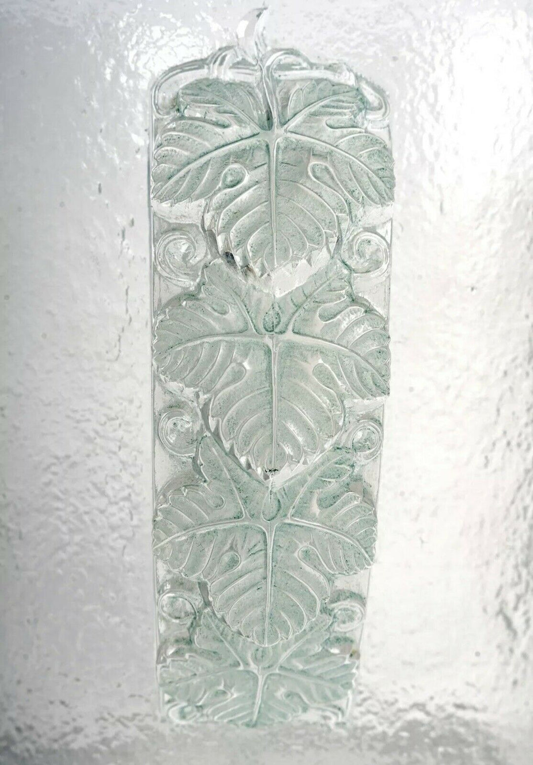 Vase Seau Champagne Epernay Patine Vert René Lalique R.Lalique Glass Ice Bucket