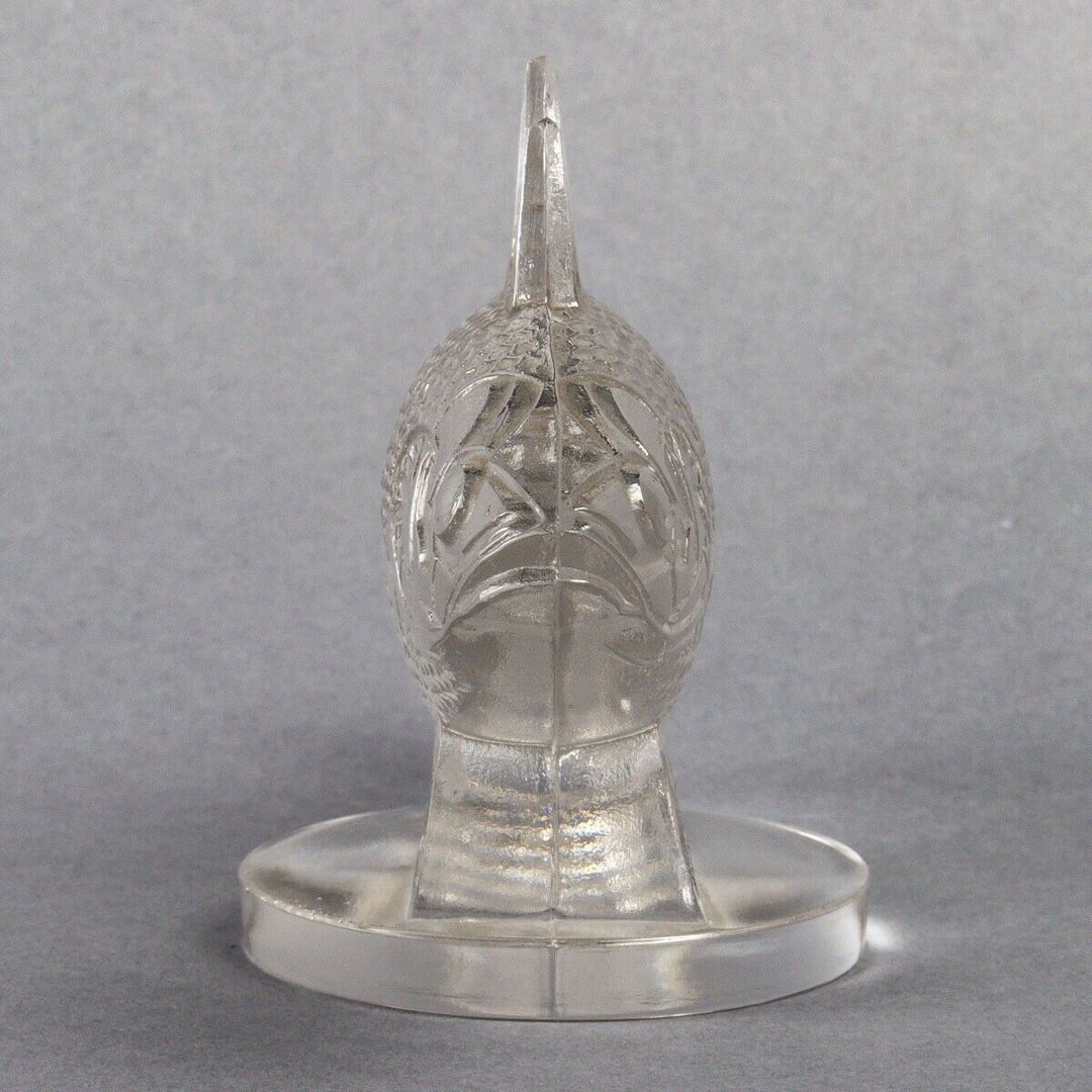 Mascotte Perche René Lalique R.Lalique Car Mascot Hood Hornement Glass Fish