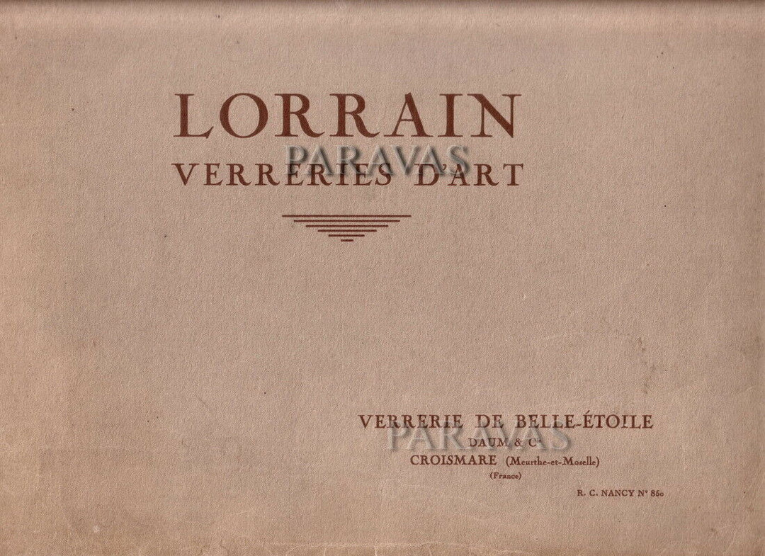 Pierre d'Avesn LORRAIN DAUM : A FRENCH 1930 ART DECO PENDANT . CHANDELIER