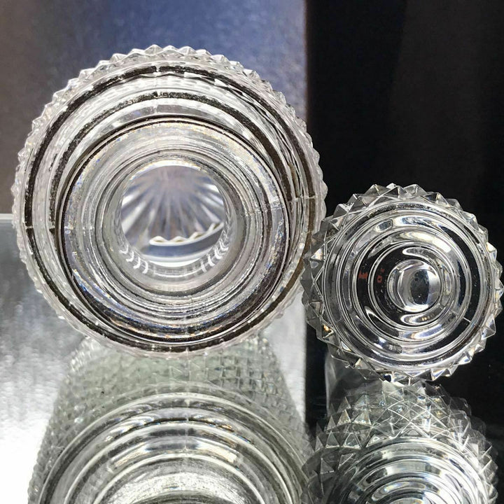 Baccarat diamant biseau perfume bottle flacorn crystal glass