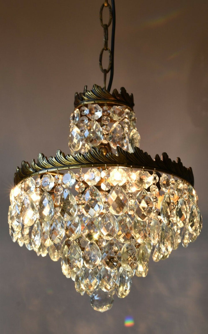 Vintage Crystal Chandelier,Cei