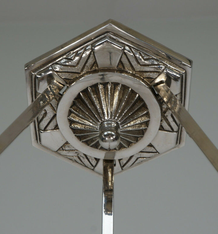 ミューラー兄弟　作：1930フランスアールデコ調シャンデリアランプ