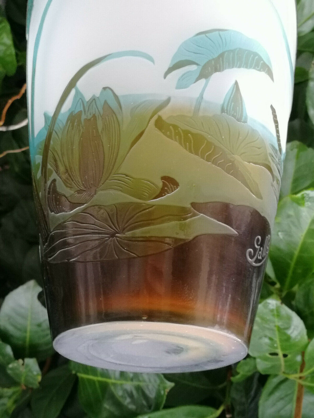 Authentique vase Gallé Art Nouveau