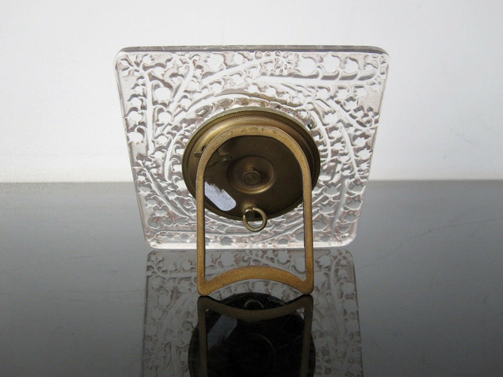 René Lalique : Pendulette Muguet art déco. R Lalique clock.